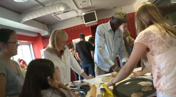 Cooking in the Bailey Hall Kitchen